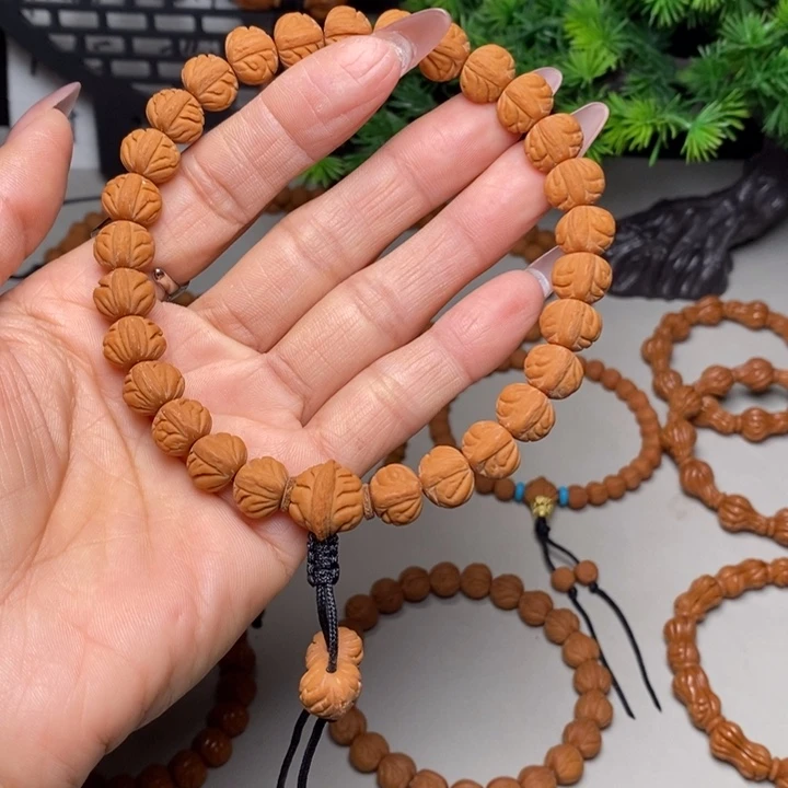 手串桃核凤羽手持