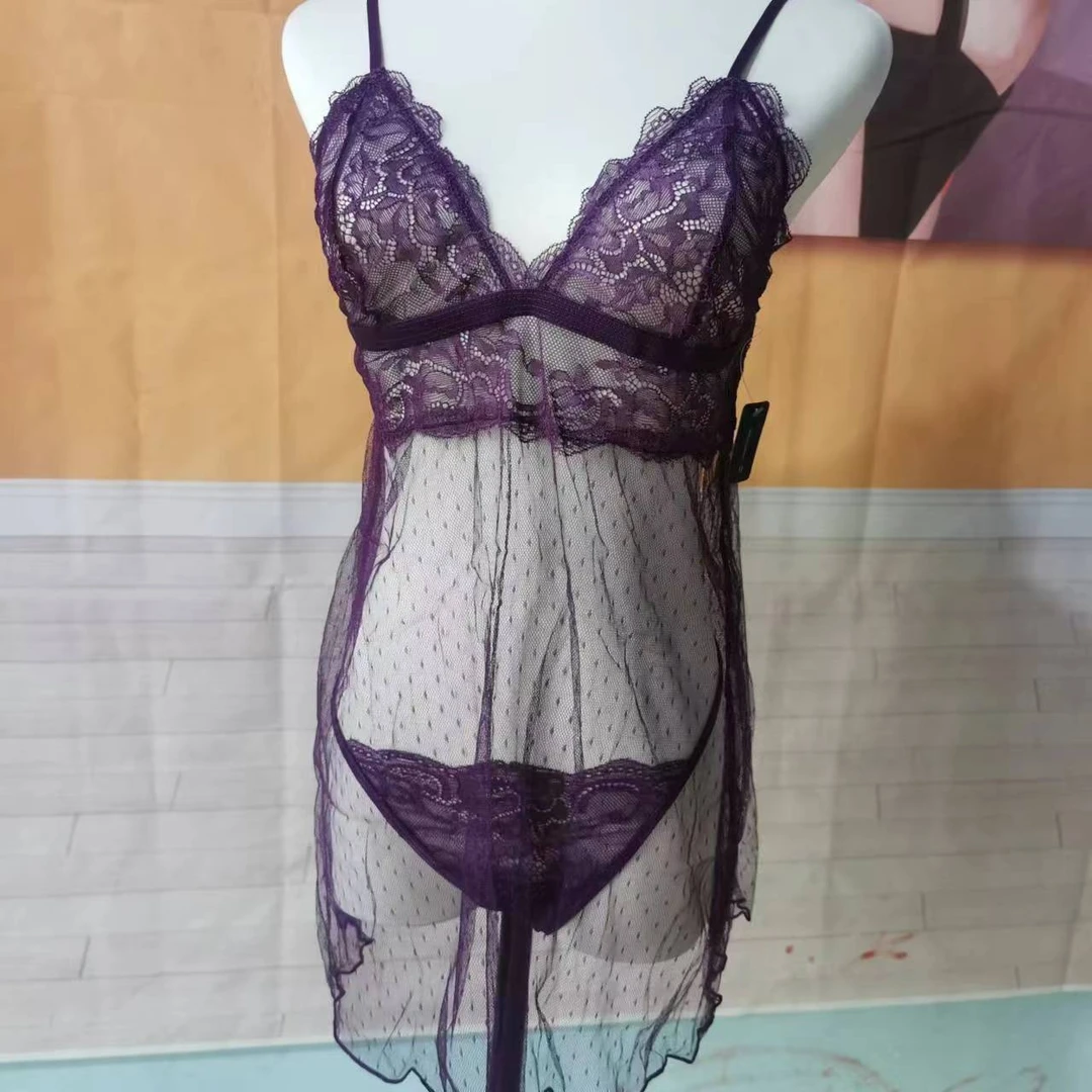 睡衣蕾丝瑜伽时尚美背性感女士连体诱惑打底夏季聚拢法式露背