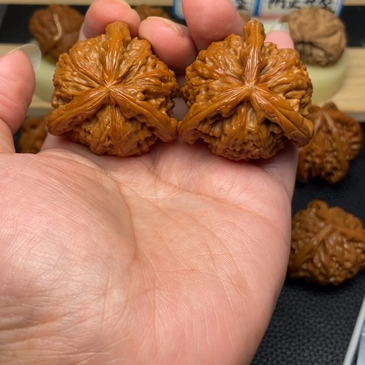 文玩核桃把件禅**味工艺三棱