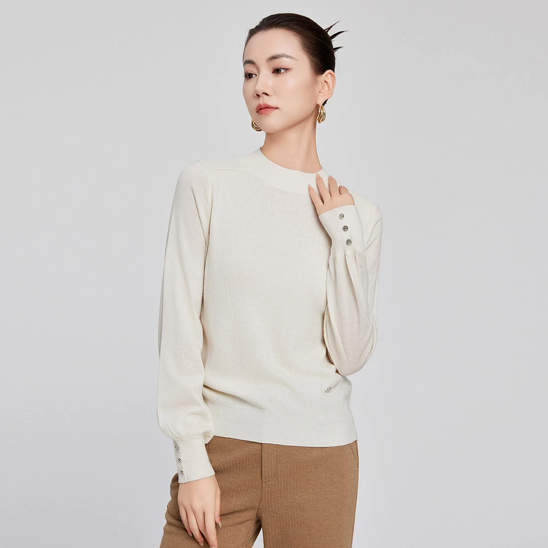 【小余专属】女毛针织衫极简亲肤针织开衫长袖上衣毛衣GD922791