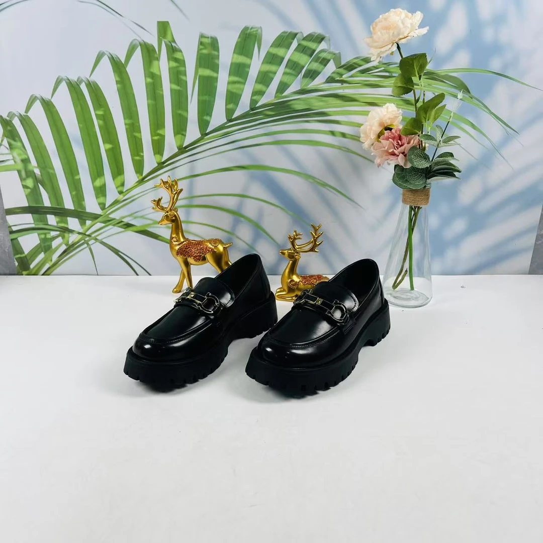 小强家女鞋 芽儿家新款百搭女乐福（Y401-25-1）（W33CYG22409-176）