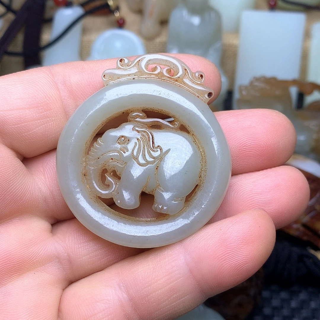 和田玉挂件未镶嵌