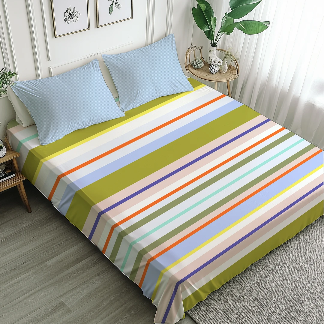 【恐龙严选】全棉 床单三件套 逐梦之路 亲肤床品 柔软  2279 B