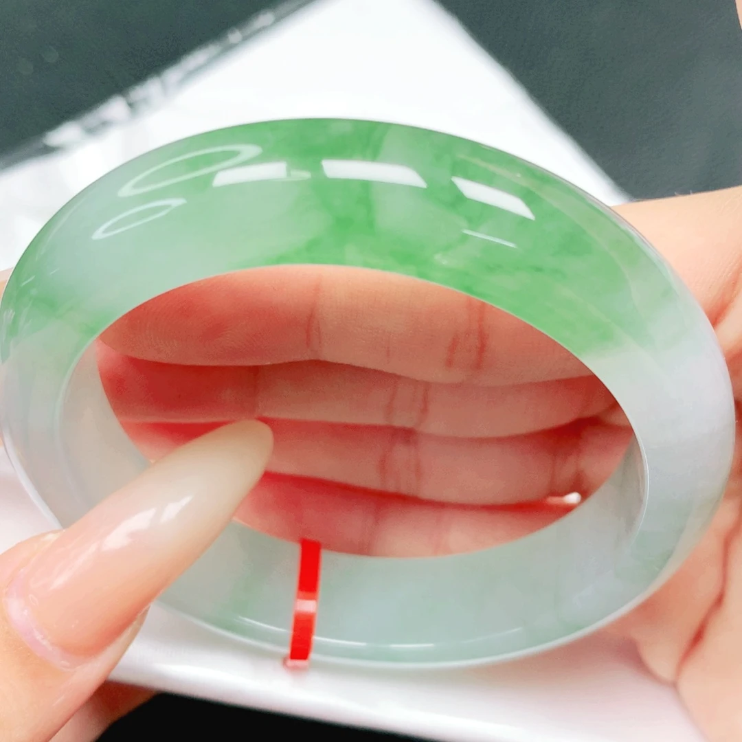 翡翠未镶嵌手镯56