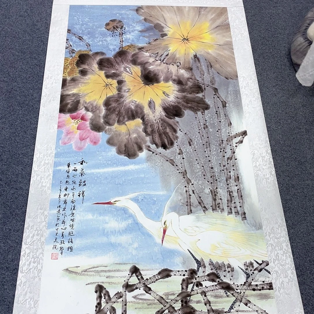 国画作品小姐姐放漏…