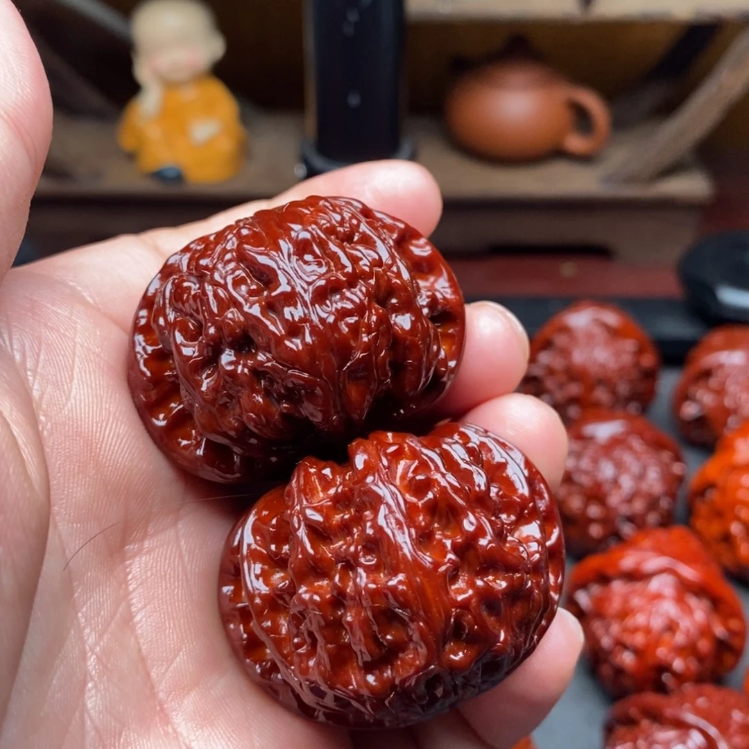 吊坠文玩核桃拾**阅41白狮子