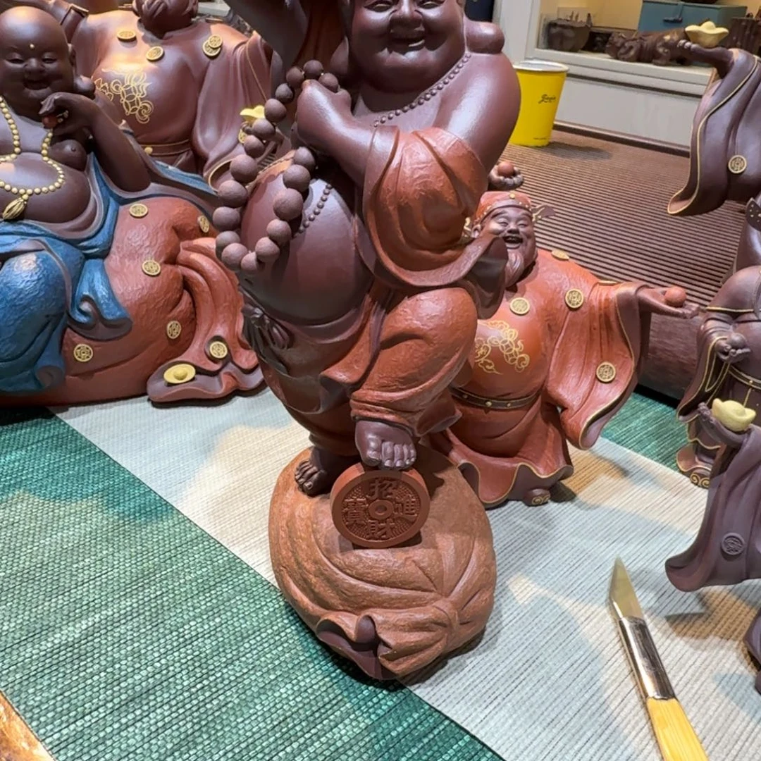 S***Y紫砂茶宠紫砂弥勒