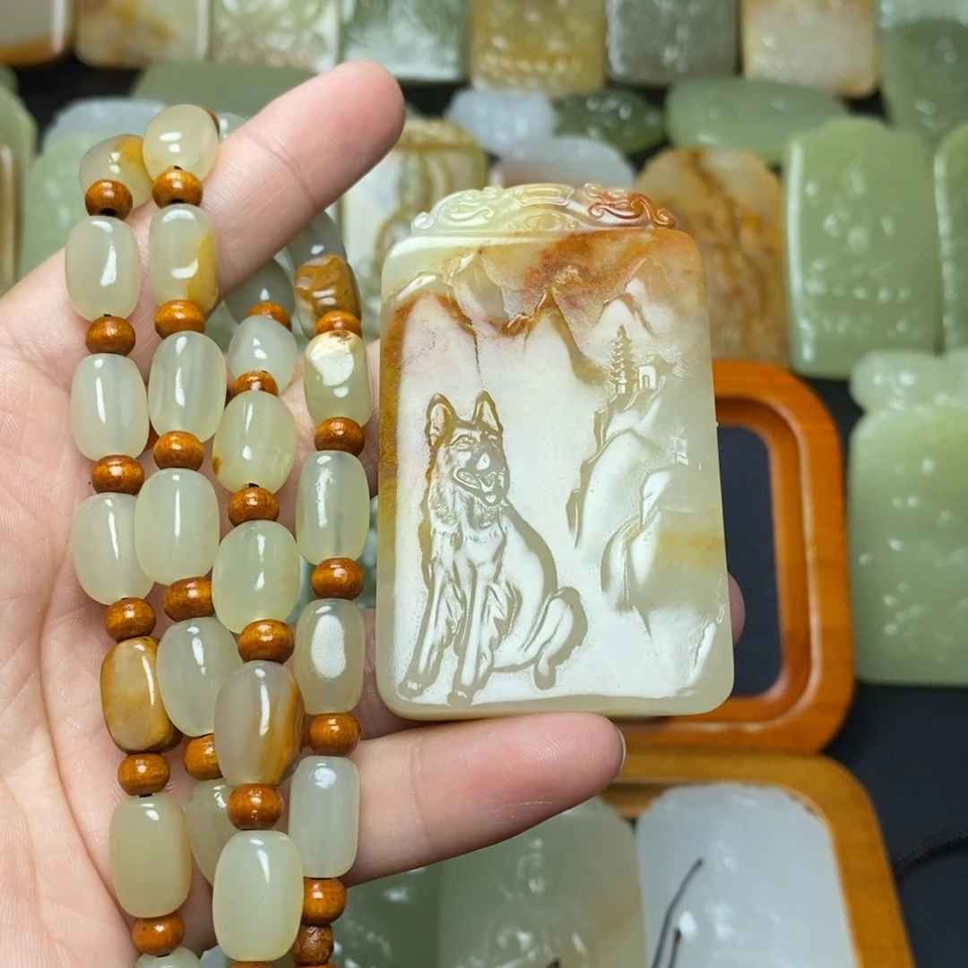 昆仑山料方解石玉