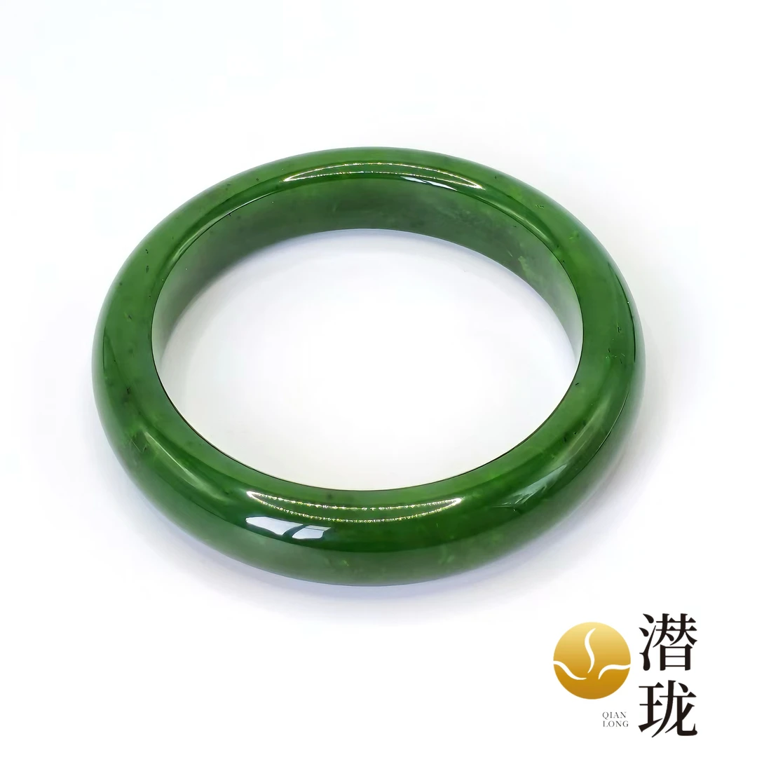【潜珑】LC-1300-015和田玉北极玉超特级碧玉手镯多样性拍一发一