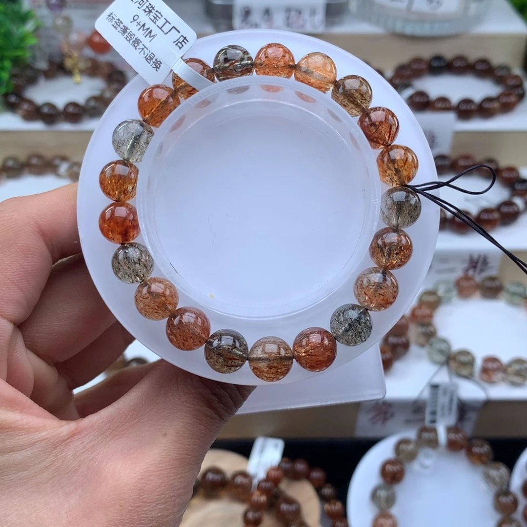 手串未镶嵌水晶黑金超七多样性发其一