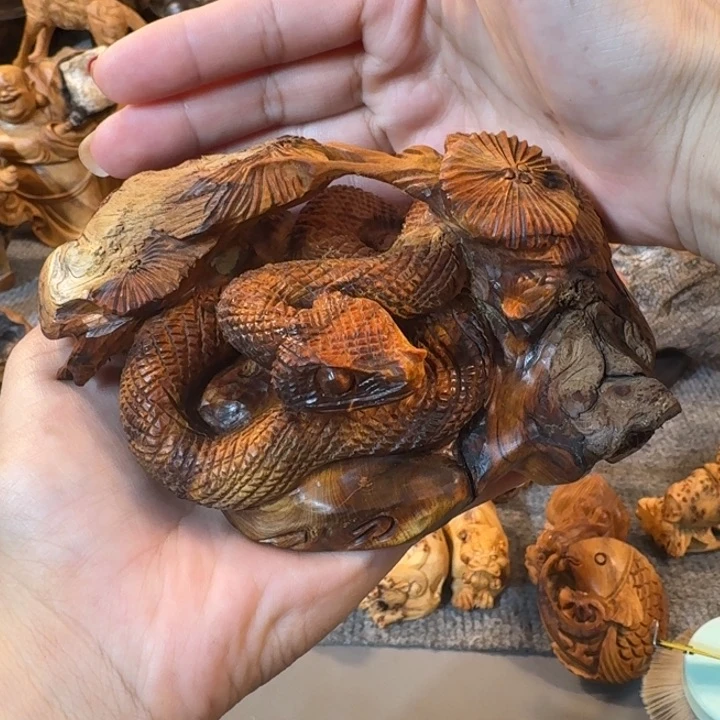 崖柏摆件手把件等