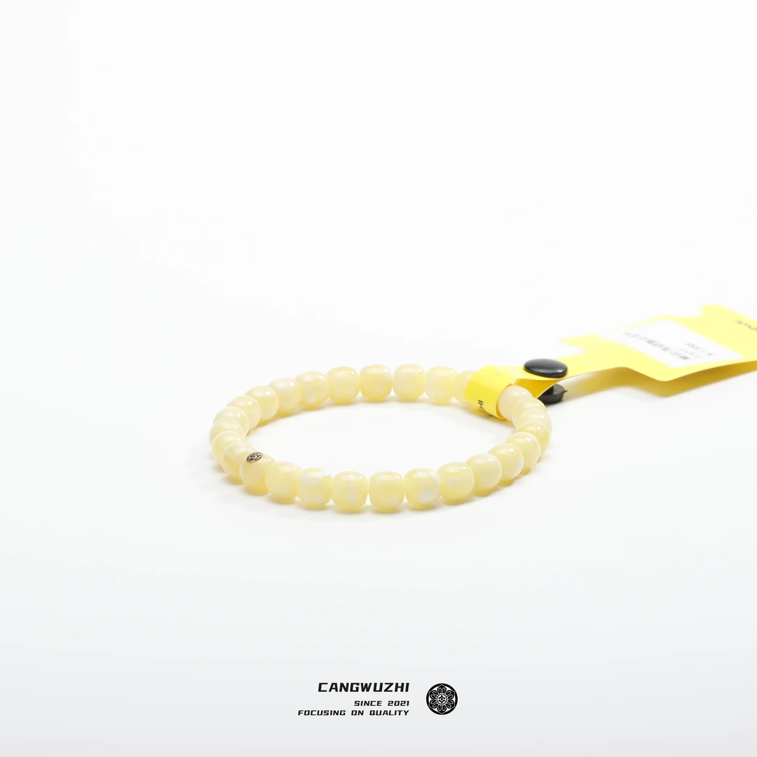 【藏物志】幽欢蜜蜡-满蜡飘花-黄标单圈-近7.5*7mm