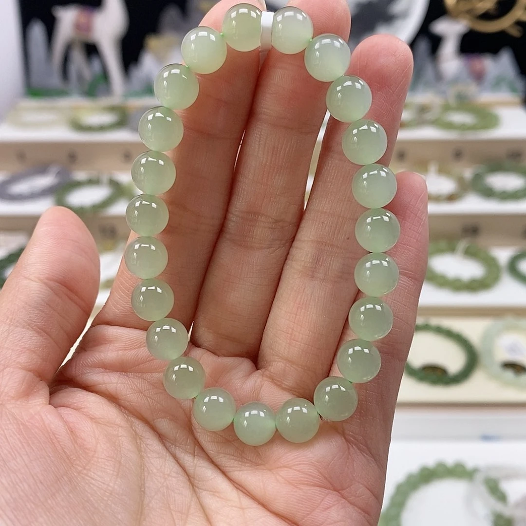 未镶嵌手串和田玉落***颜