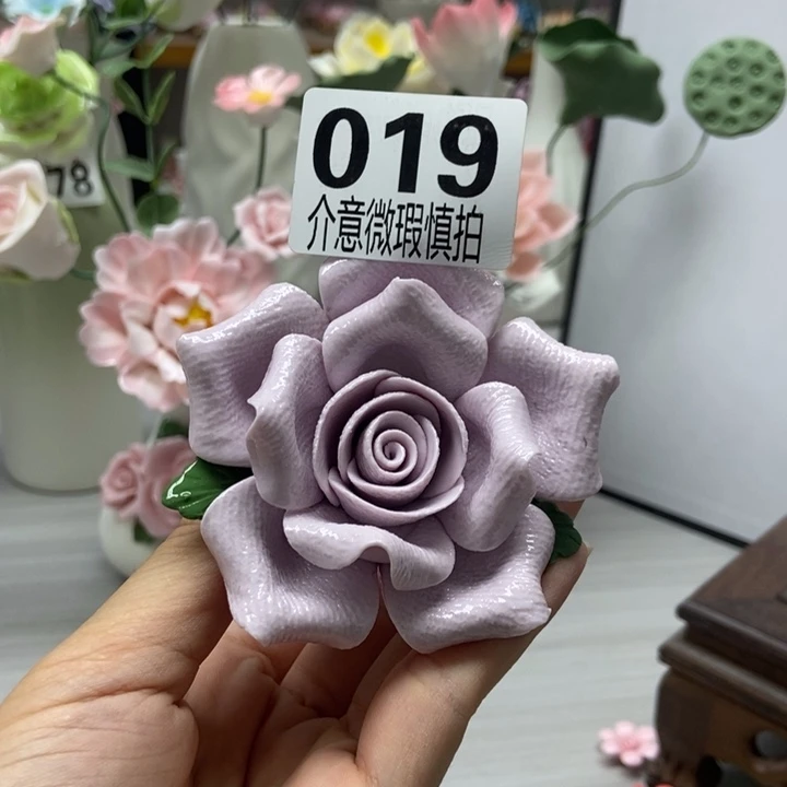 陶瓷手工制作陶瓷花