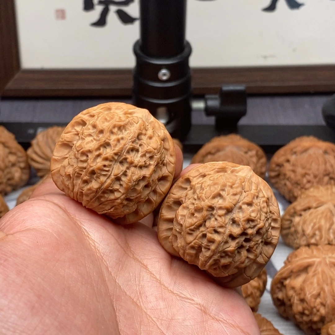 把件文玩核桃全品极品血麒麟37尺