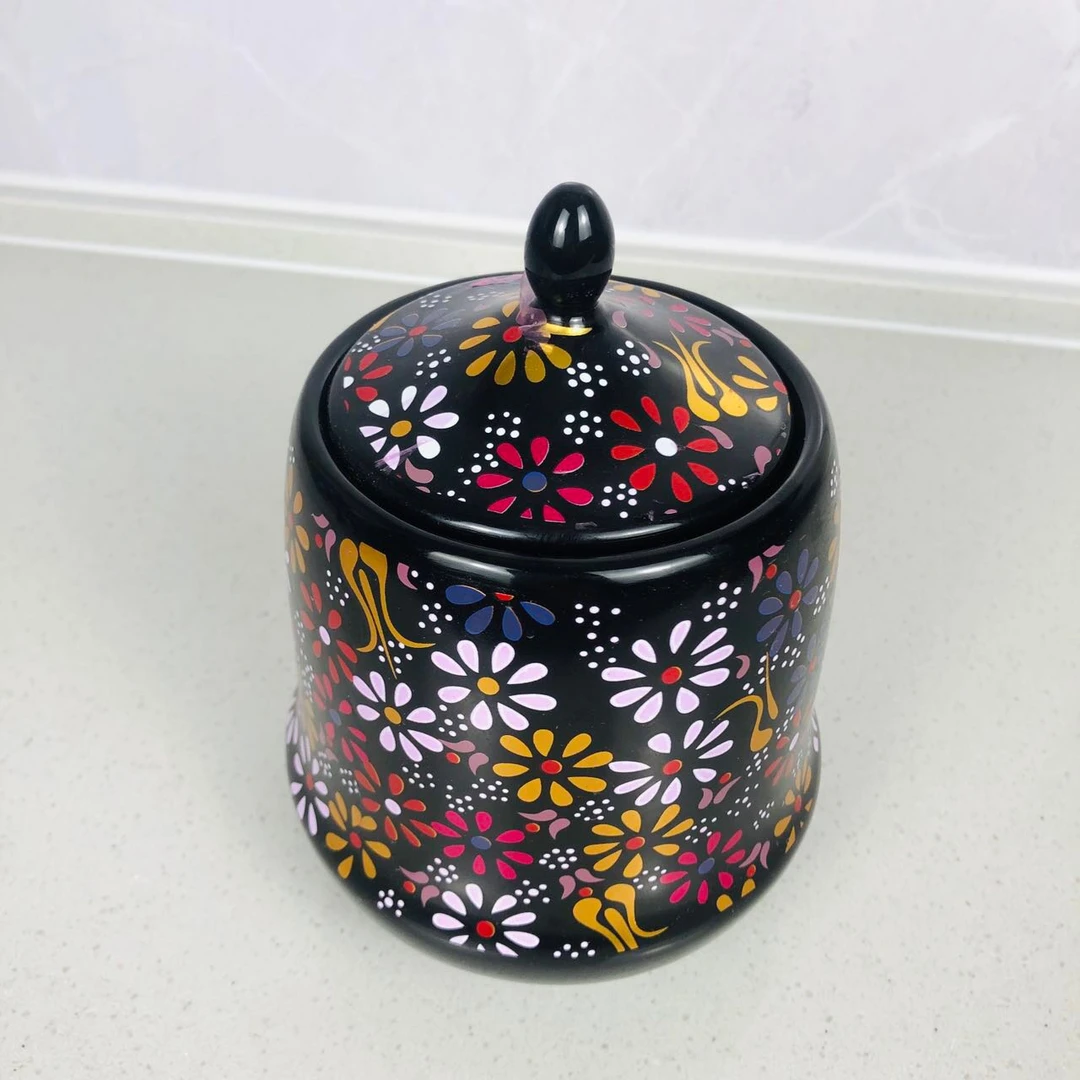 【新疆包邮】tuzkaqisi调料盒好看高档家用网红带盖中式创意厨房