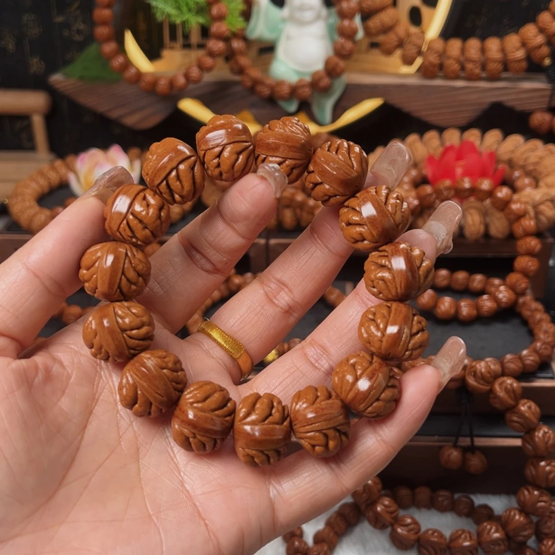 桃核手串19精品大哥串豹子头