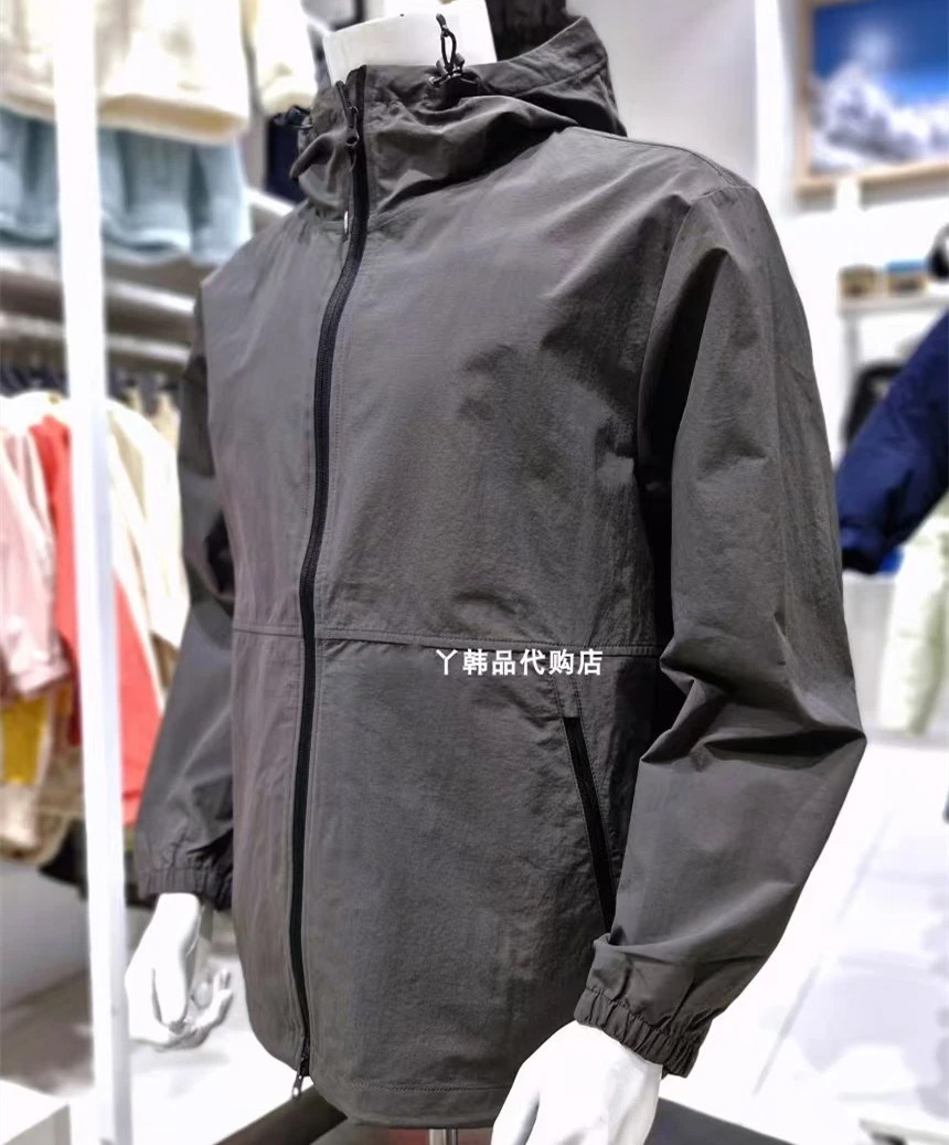 297-25春款连帽外套bm，男女同款，刺绣锦纶拒水面料