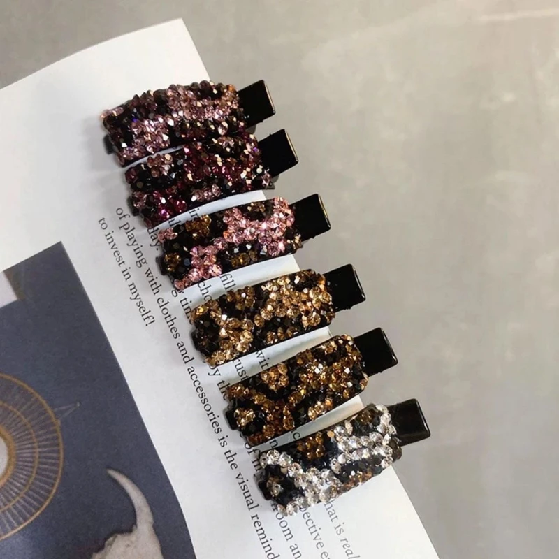 韩国百搭炫彩发夹侧边2025年新款气质刘海夹顶马尾鸭嘴夹发饰夹子