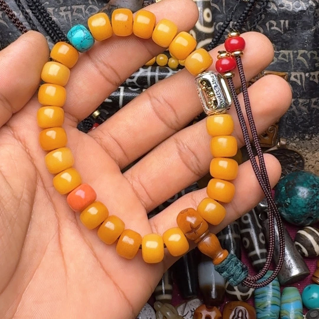 金刚菩提手串牦牛骨