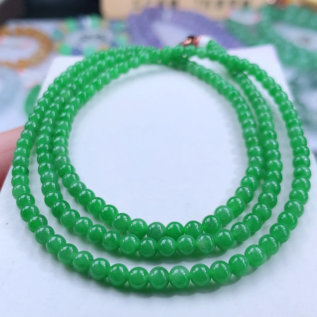 翡翠手链未镶嵌卡3.6mm