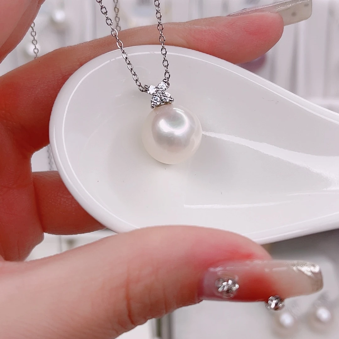 淡水珍珠未镶嵌吊坠(赠链)