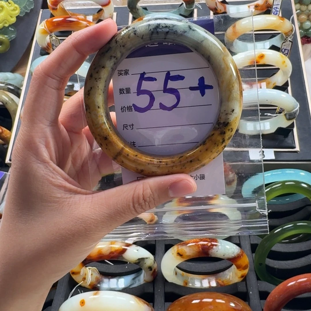 蛇纹石玉未镶嵌手镯14