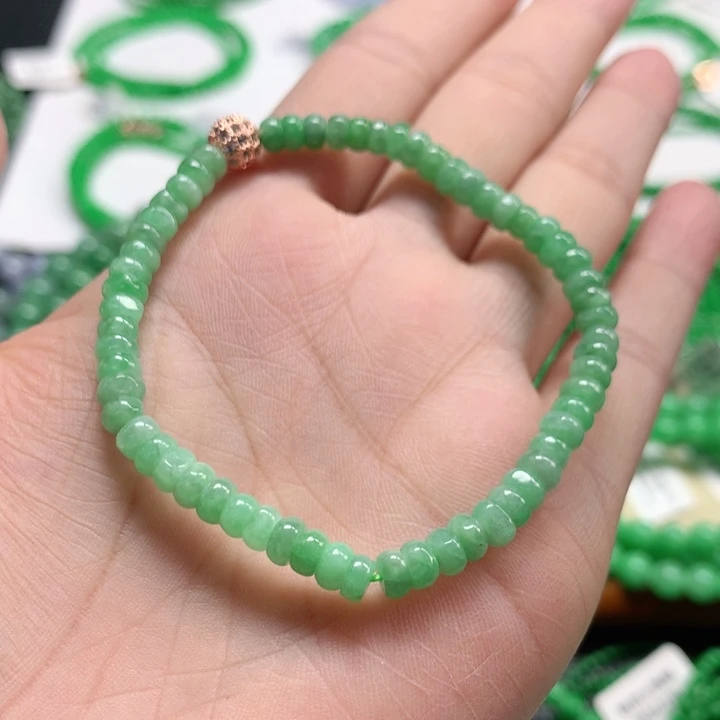 翡翠未镶嵌手链翡翠