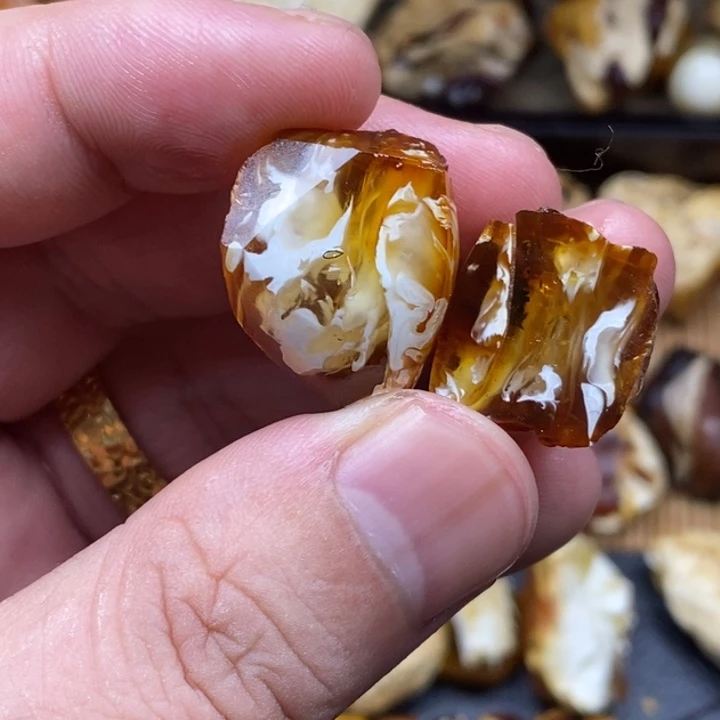 定制琥珀未镶嵌1**4琥珀蜜蜡