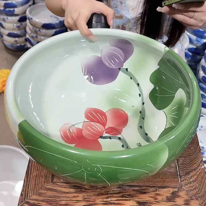 瓷片口径33厘米 高度15厘米