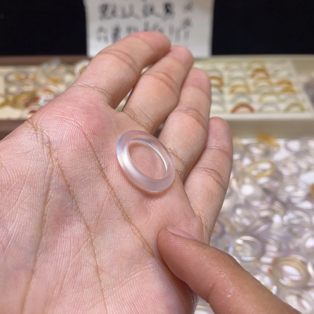 玛瑙/玉髓未镶嵌戒指21号港12