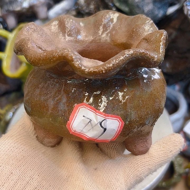 粗陶花盆手工花盆制作