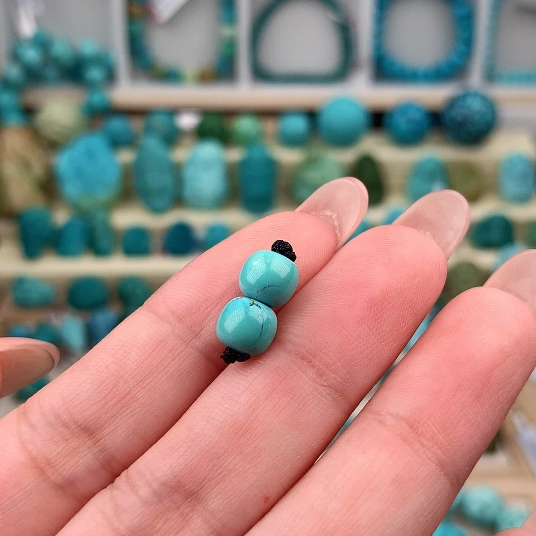 未镶嵌绿松石珠宝奇石