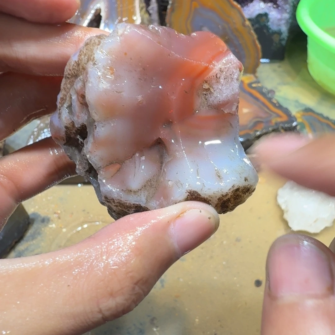 未镶嵌玛瑙/玉髓珠宝半成品