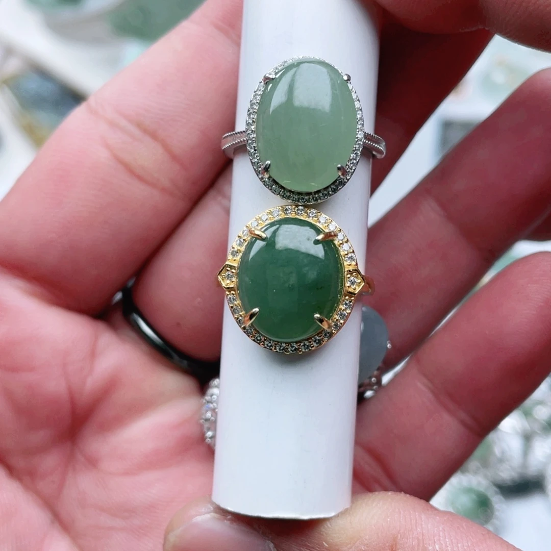 翡翠戒指未镶嵌戒指