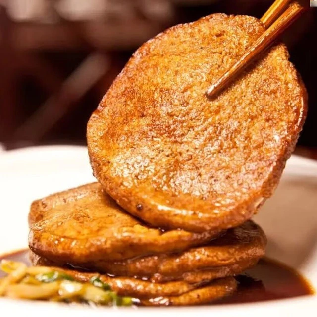 山林大红上海风味红烧素鸡豆制品素食炒素肠开袋即食炒菜面浇头