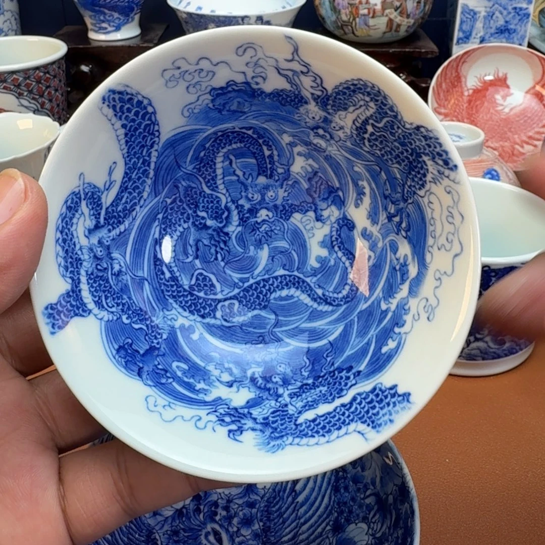 向****杯子景德镇全手工手绘陶瓷