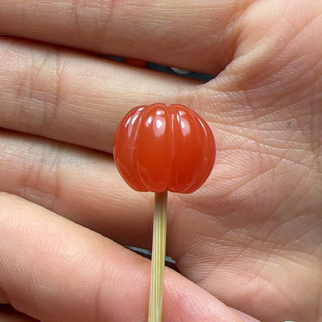 未镶嵌瓜珠南红玛瑙