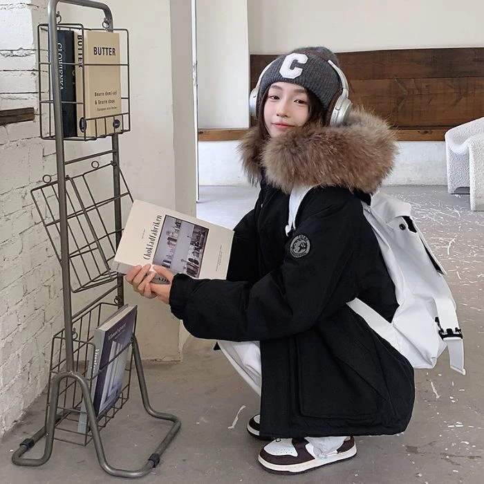 La Chapelle/拉夏贝尔秋冬款外套棉冬季韩系工装加厚百搭实用外