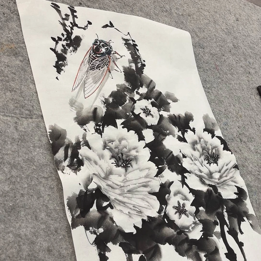 国画亲笔手绘原创