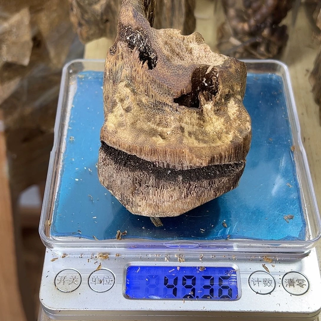 香料绿奇楠虫漏49克白棋