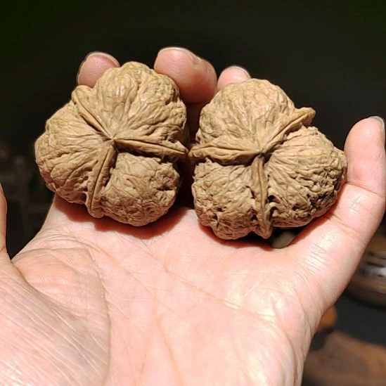 把件文玩核桃通海三棱43尺