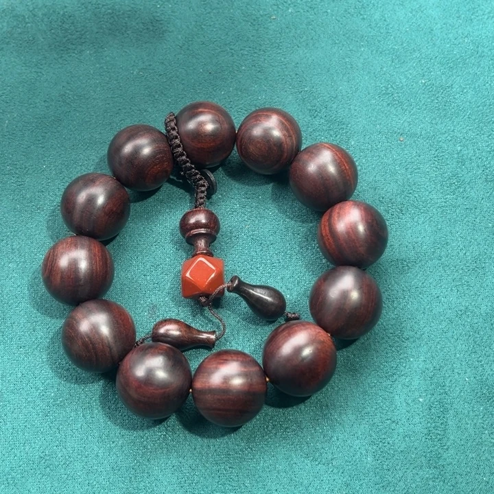 黄花梨/降香黄檀手串/手链海南黄花梨帝王紫油梨沉水2.0