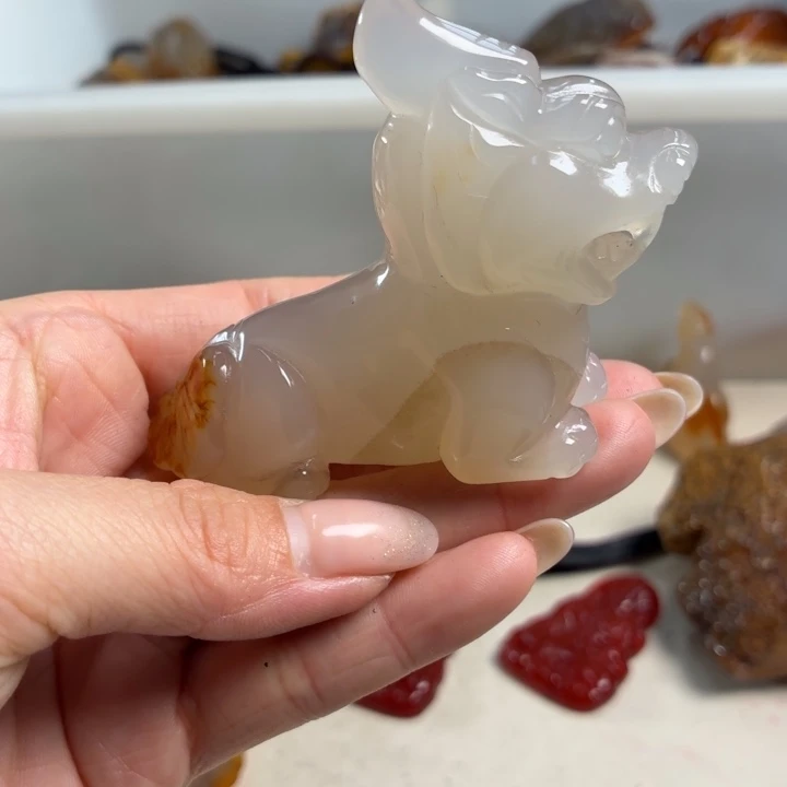 玛瑙/玉髓未镶嵌吊坠(不含链)