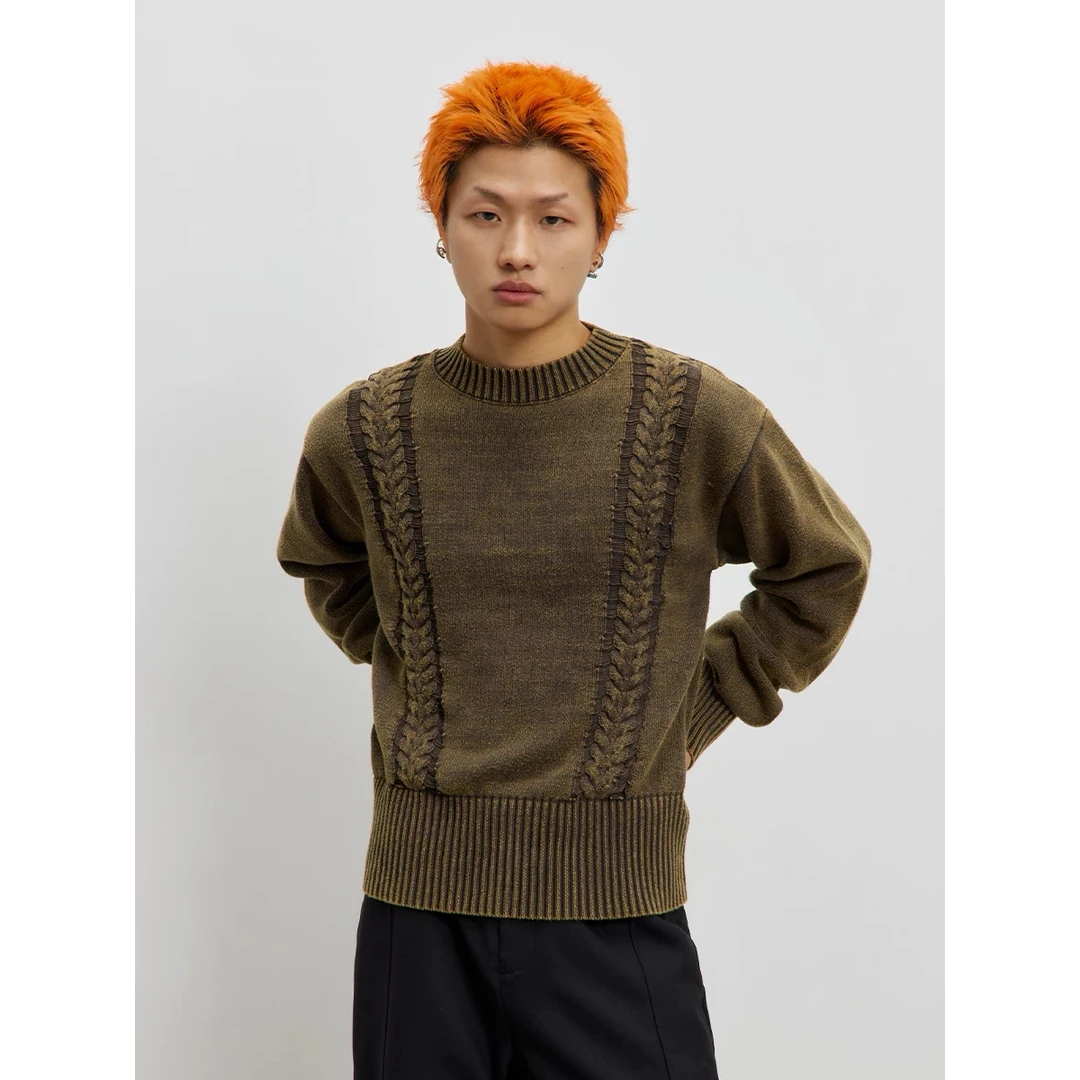 CONP 24SS  Antique Hollow- out Sweater 做旧镂空毛衣