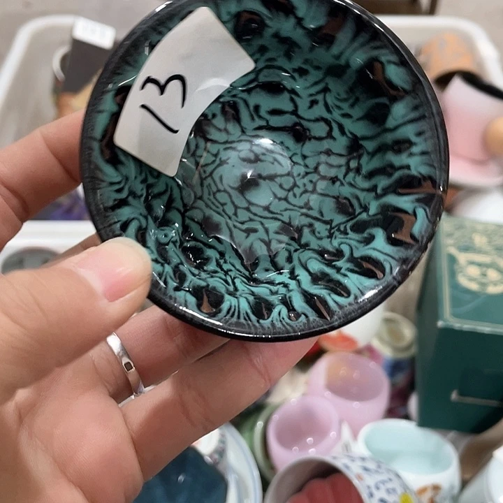 陶瓷茶具全部默认微瑕处理不影响使用完美主义者慎拍！