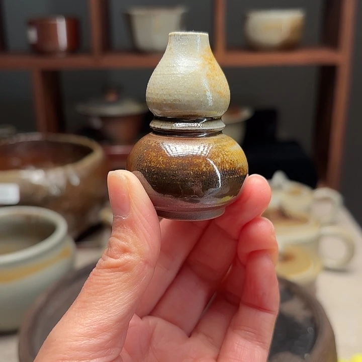 茶***道陶柴烧裸烧手工把玩