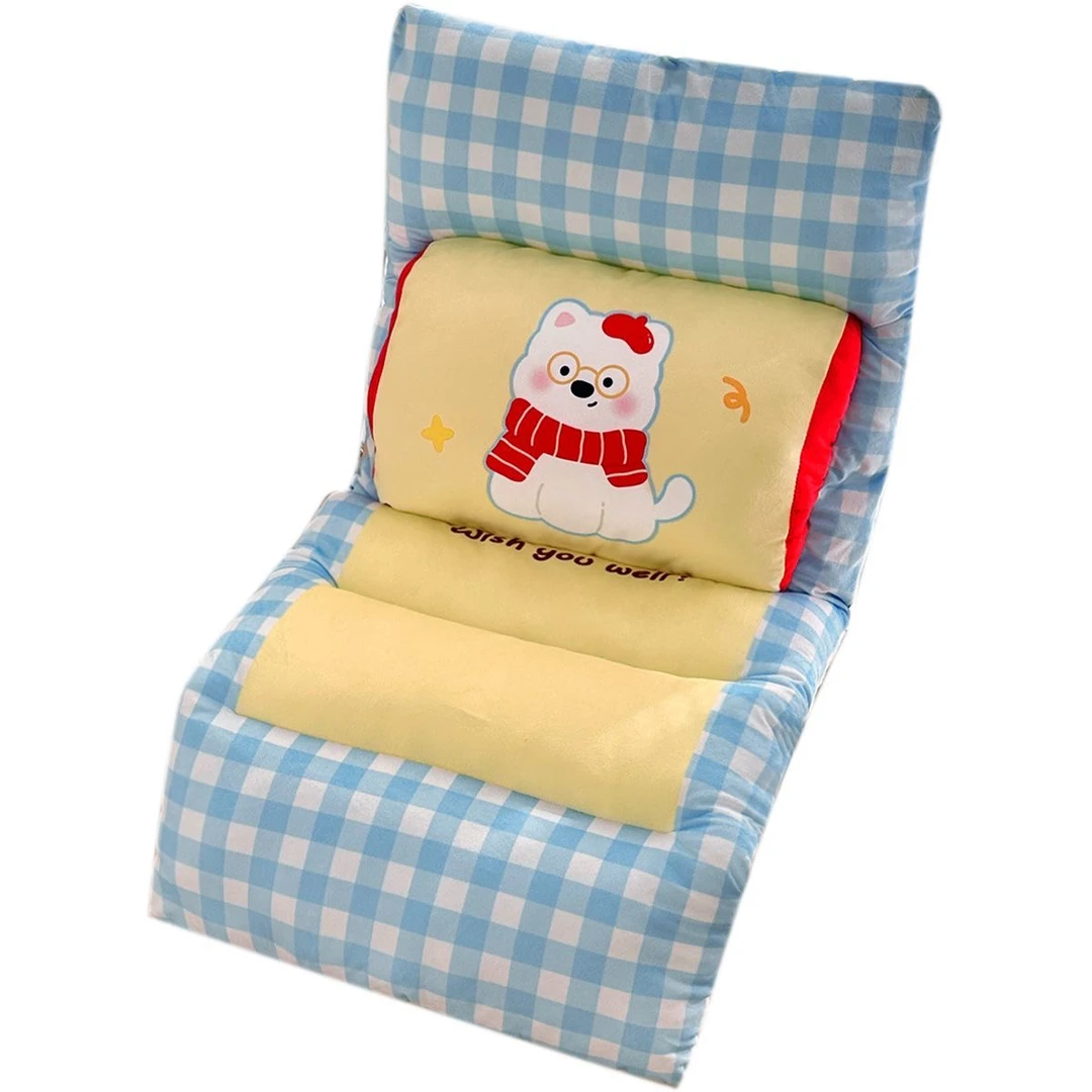 冬季加厚护腰连体坐垫靠背一体学生宿舍办公室椅子垫子