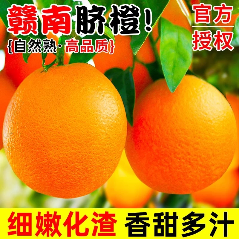 一级正宗江西赣南脐橙当季新鲜水果手剥甜橙孕妇适用核心产区发货