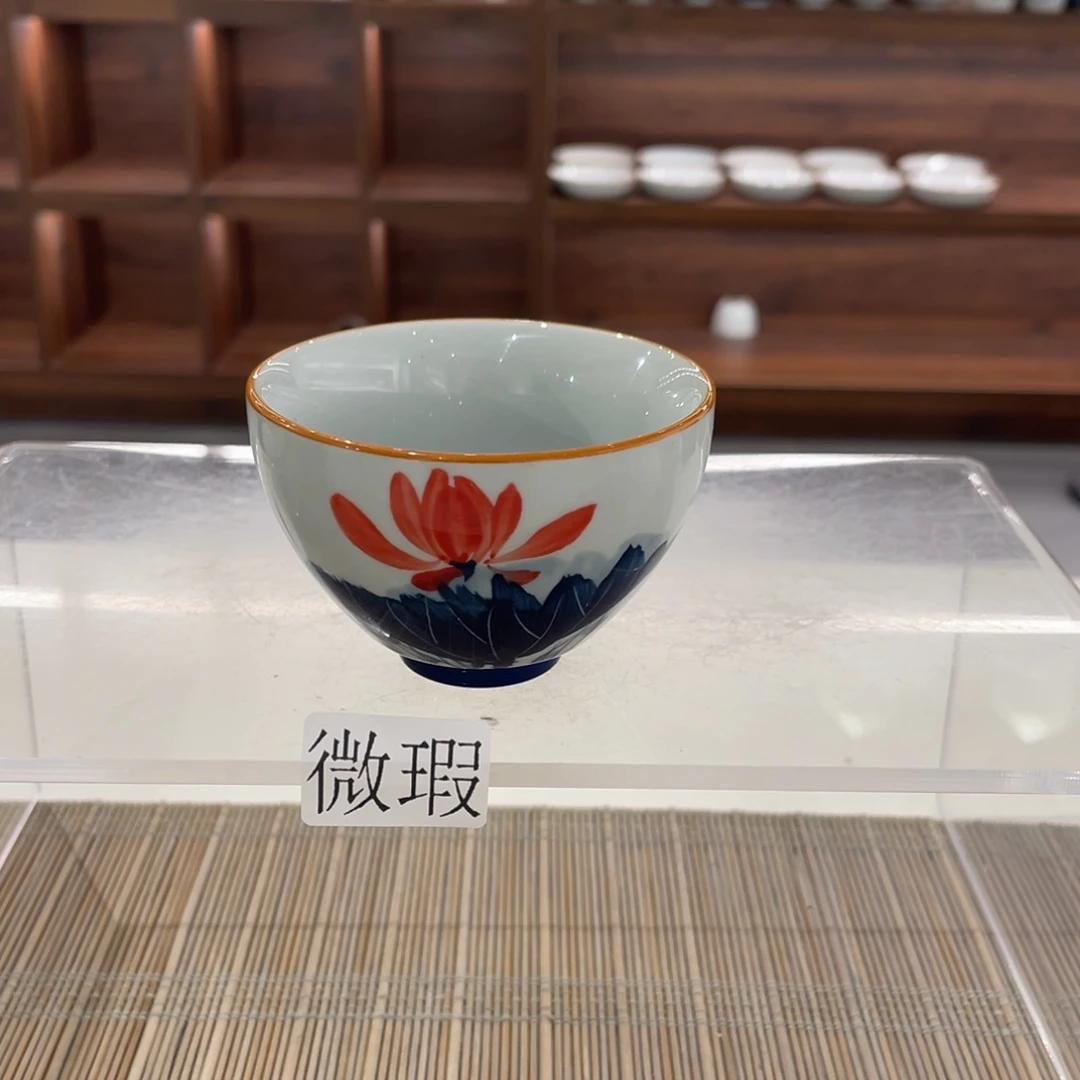 有瑕釉下彩纯手绘